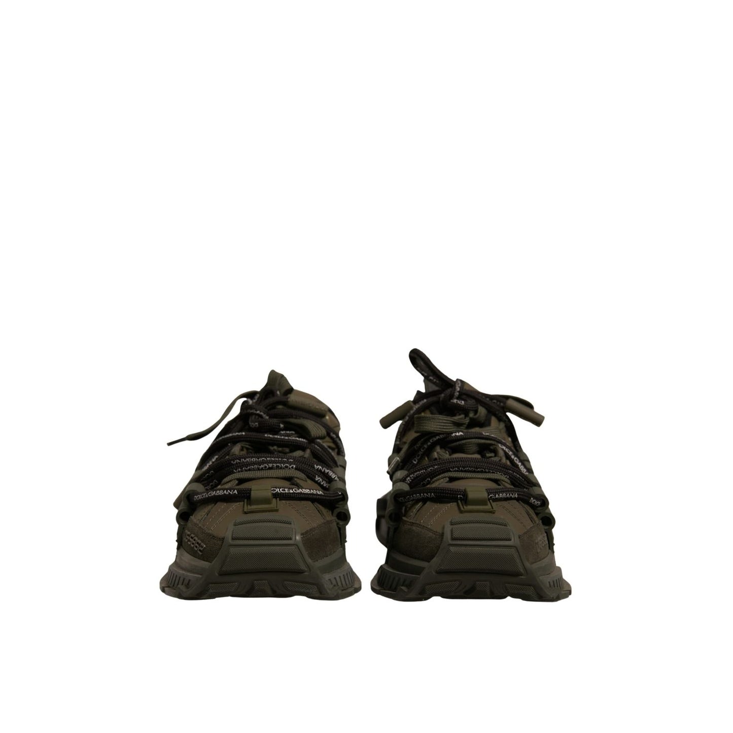 Dolce & Gabbana Military Green Space Low Top Sneakers Shoes