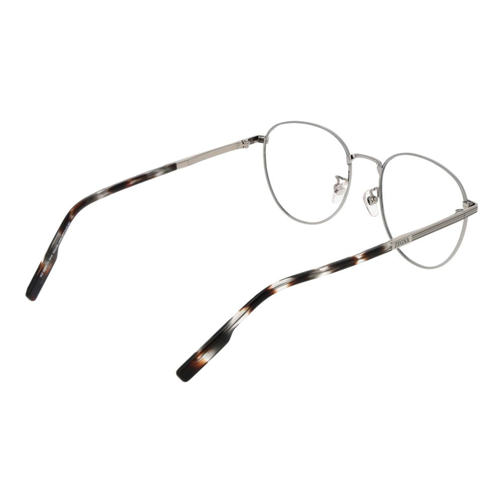 Ermenegildo Zegna Gray Men Glasses Frame