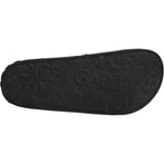 Dolce & Gabbana Black Rubber Slides Sandals Beachwear Shoes