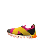 Dolce & Gabbana Multicolor Neoprene Elastic Ibiza Sneakers Shoes LA12321-37.5