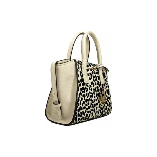 Michael Kors Avril XS Cream Cheetah Satchel Crossbody Bag Purse 80966