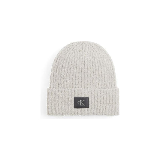 Calvin Klein Jeans Gray Marabou Caps Baseball Hat