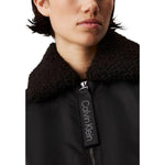 Calvin Klein Jeans Black Polyester Jackets & Coat CA-16503600009-IT42|M