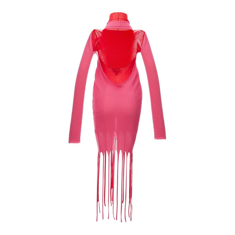 فستان بوتيغا فينيتا القطني باللون الوردي