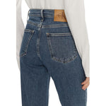 Calvin Klein Jeans Blue Cotton Mom Jean CA-16506700176-W28 | L32