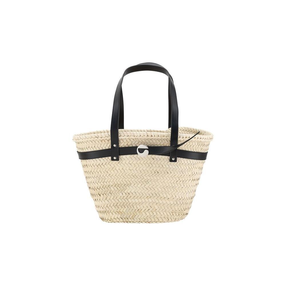 Front view with bag zipped and handles upright.