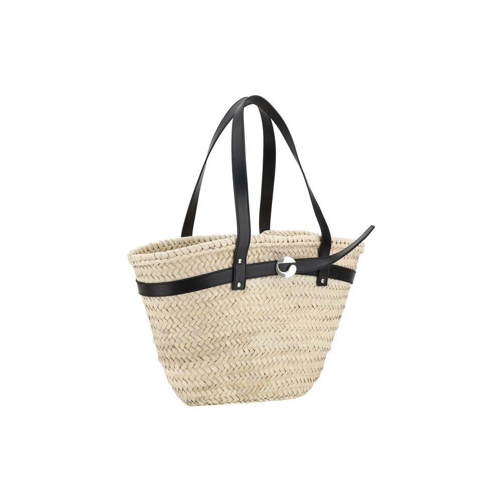Front view with bag zipped and handles upright.