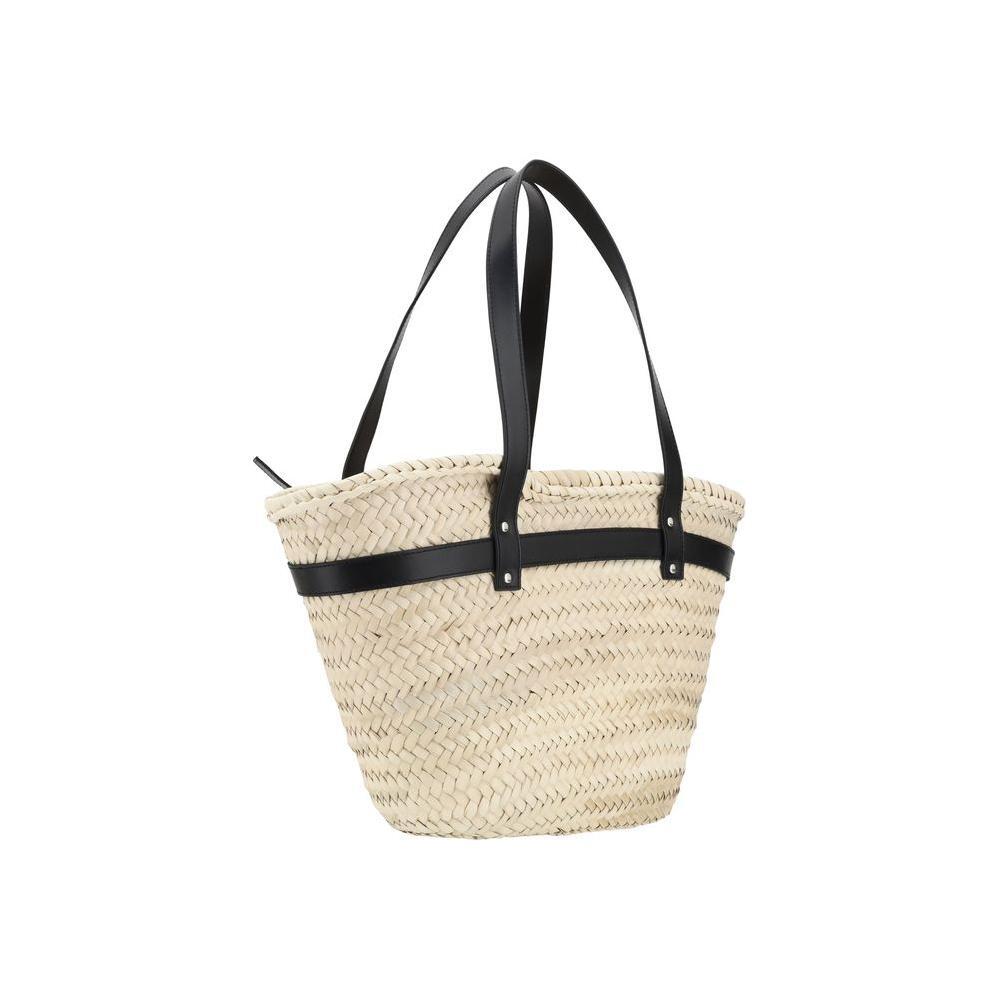 Front view with bag zipped and handles upright.