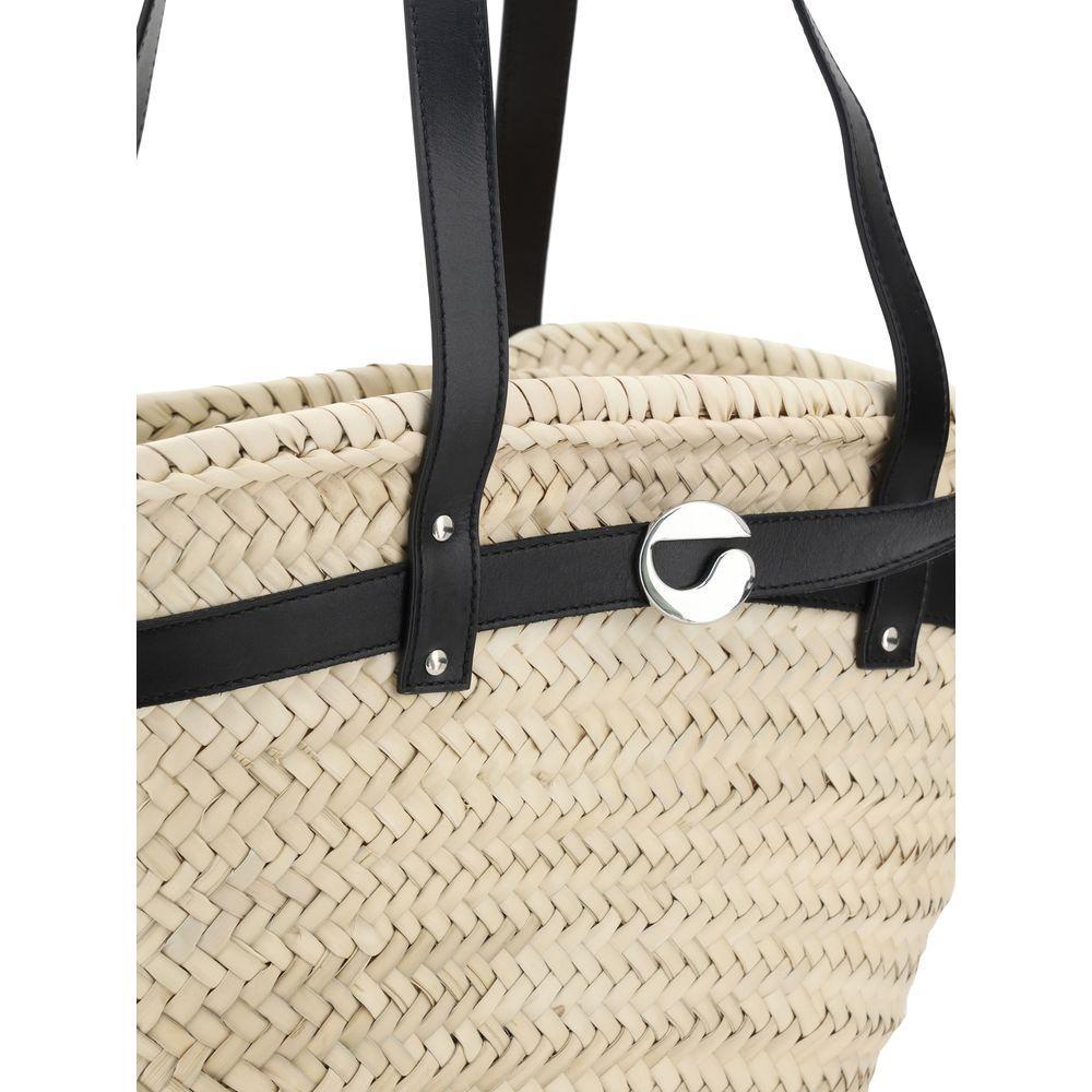 Front view with bag zipped and handles upright.