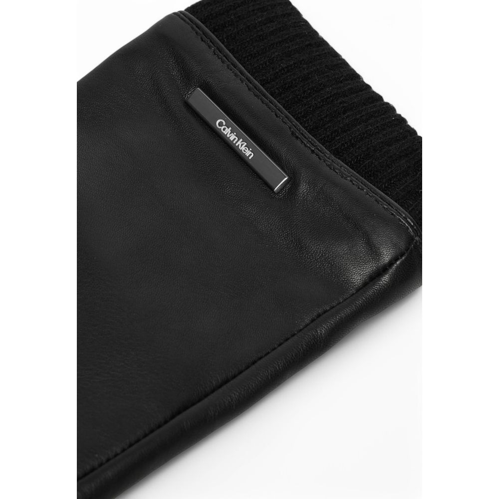 Calvin Klein Black Leather Glove CA7000001920362RO