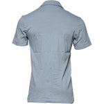 Dolce & Gabbana Blue Cotton Button Down Casual Men Polo Shirt