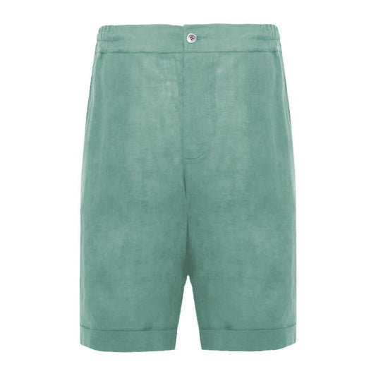 Alpha Studio Green Linen Short