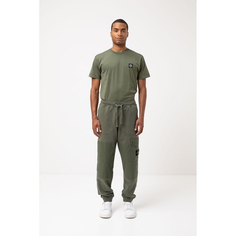 Stone Island Green Cotton Pant