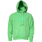 Dolce & Gabbana Green Logo Hooded Pullover Sweatshirt Sweater