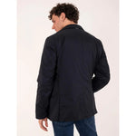 People Of Shibuya Blue Polyester Jackets & Coat