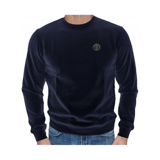 Plein Sport Blue Cotton Sweatshirt