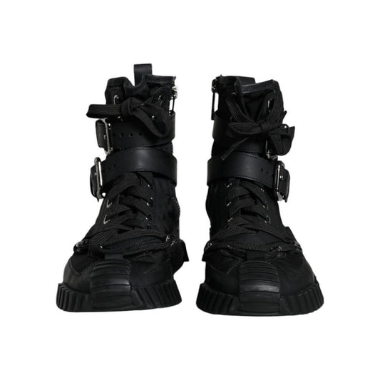 Dolce & Gabbana Black Nylon Sneaker
