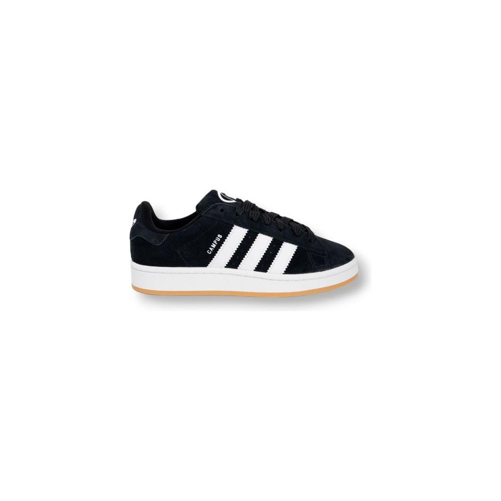 Adidas Black Suede Leather Sneaker
