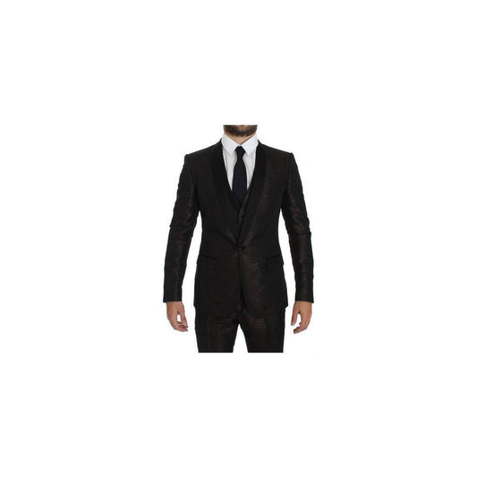 Dolce & Gabbana Bicolor Polyester Suit