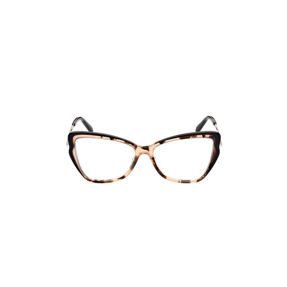 Emilio Pucci Brown Acetate Frames for Women, model EP5199-55056, elegant glasses, size 55/15/140 mm.