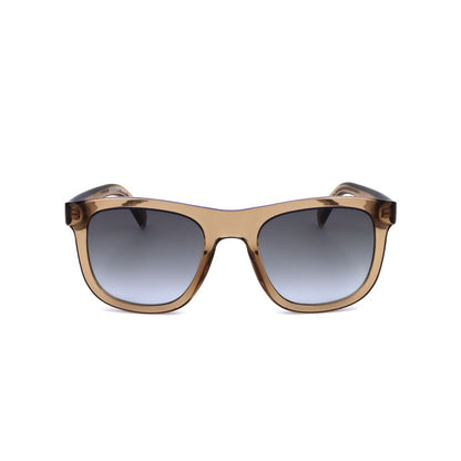 Levi's Brown Resin Sunglasses, unisex, grey lenses, category 3, model LV1023S09GB, size 53/22/145mm, stylish and durable eyewear.