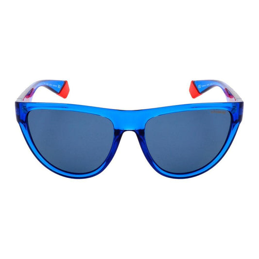 Polaroid Blue Resin Sunglasses POPLD6075SPJPAC
