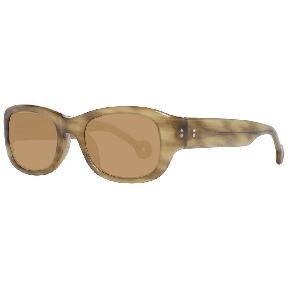 Hally&Son Brown Plastic Sunglasses