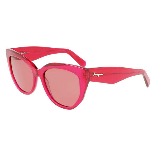 Ferragamo Red Acetate Sunglasses FESF1061S613AC
