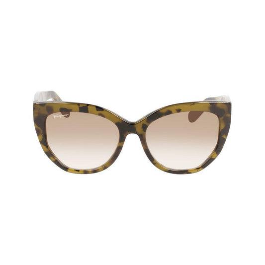 Ferragamo Brown Acetate Sunglasses FESF1061S246AC
