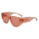 Ferragamo Orange Injected Sunglasses FESF1077S838AC