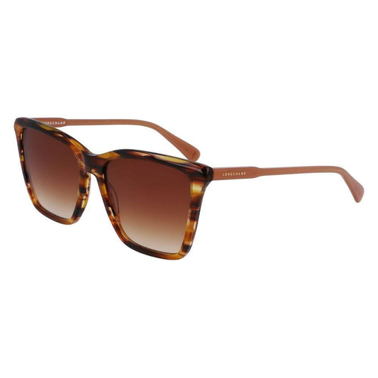 Longchamp Brown Acetate Sunglasses LOLO719S238AC