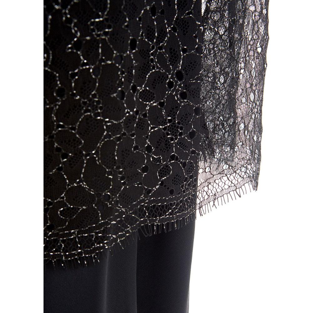 فستان نايلون أسود أنيق من لارديني