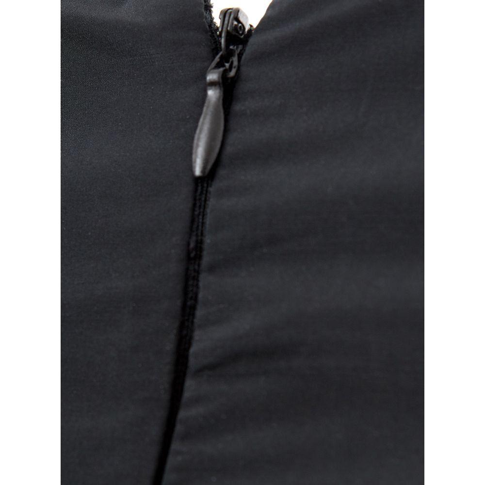 فستان أسود أنيق من البوليستر من لارديني