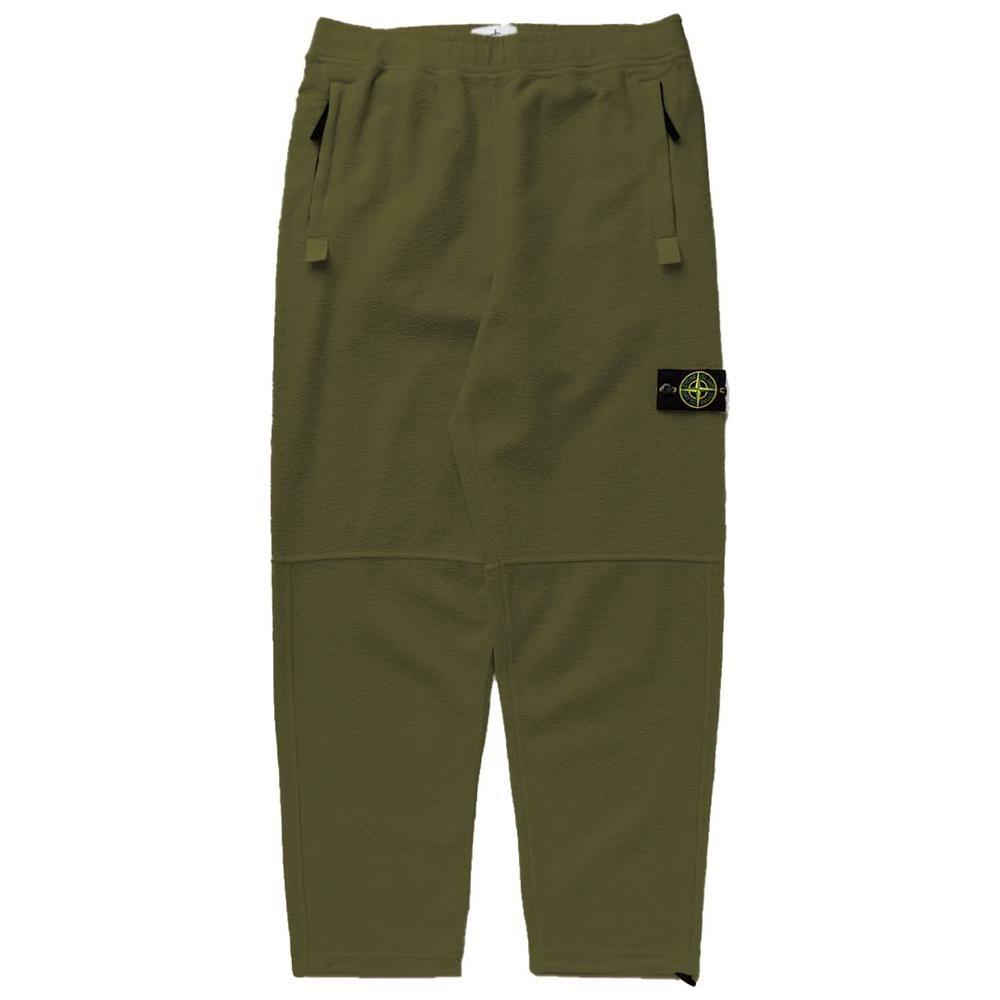 Stone Island Green Cotton Jeans & Pant