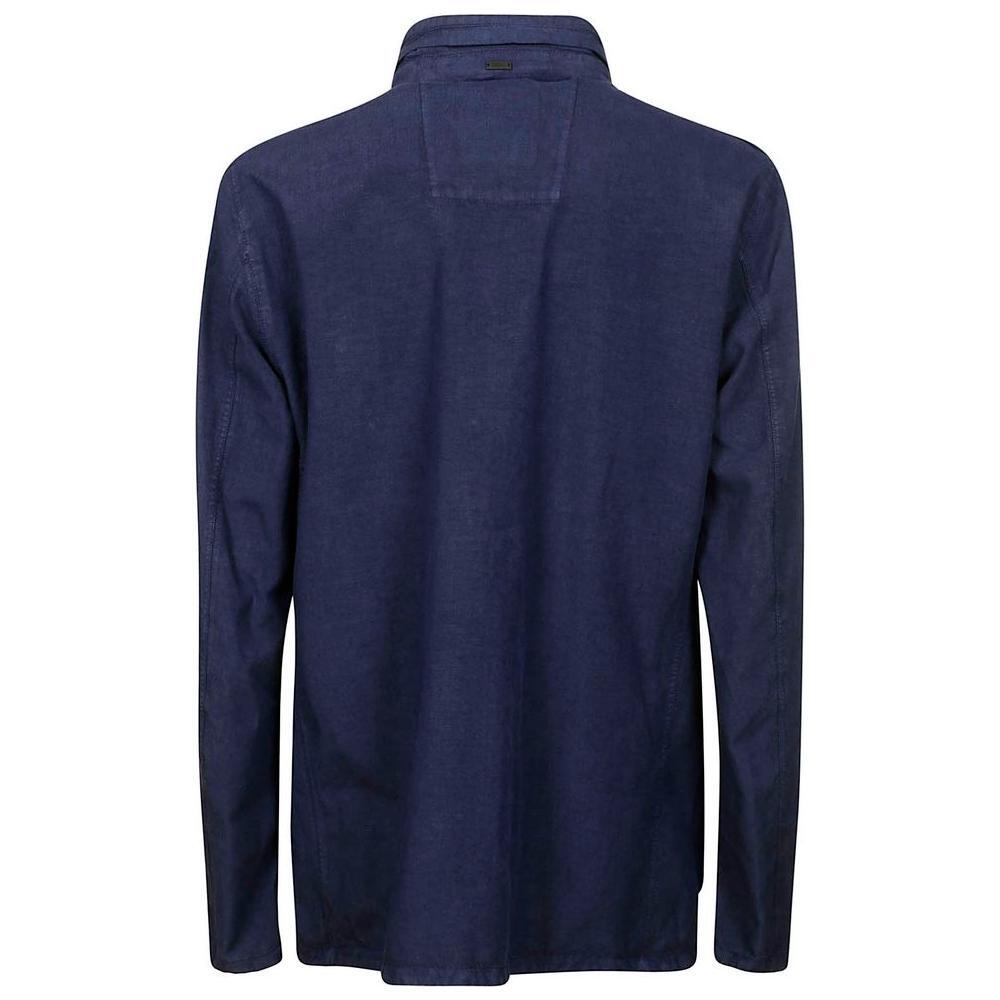 Herno Blue Linen Jacket