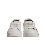 Dolce & Gabbana White Blue Logo Portofino Sneakers Shoes LA12434-35