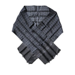 Dolce & Gabbana Dark Blue Fantasy Silk Neck Wrap Shawl Scarf MS7280