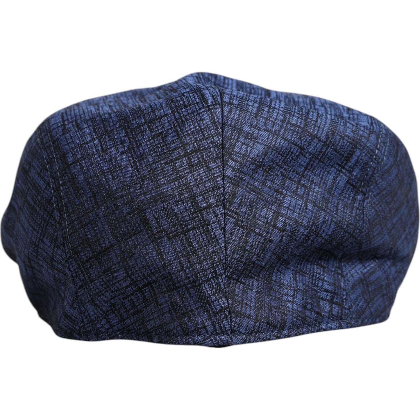 Dolce & Gabbana Blue Cotton Stretch Newsboy Hat