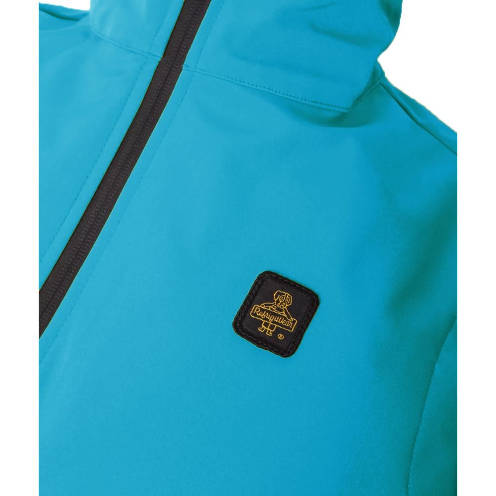 Front view with bag zipped and handles upright.