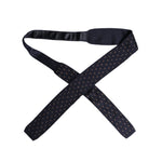 Dolce & Gabbana Blue Polka Dot Silk Adjustable Necktie Tie KRA3477