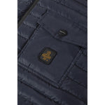 Refrigiwear Blue Nylon Men Vest with Down Padding