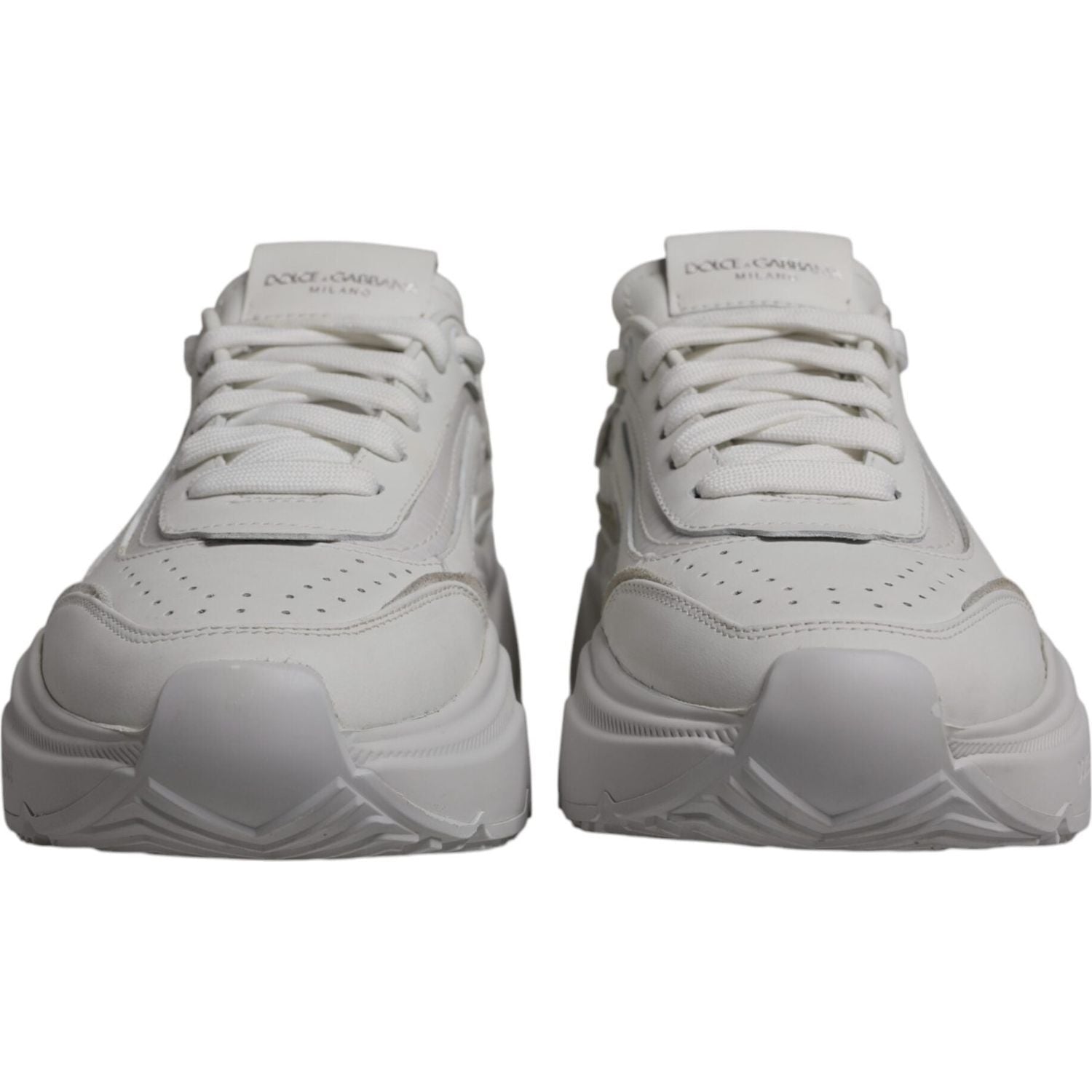 Dolce & Gabbana White Daymaster Low Top Sneakers Shoes