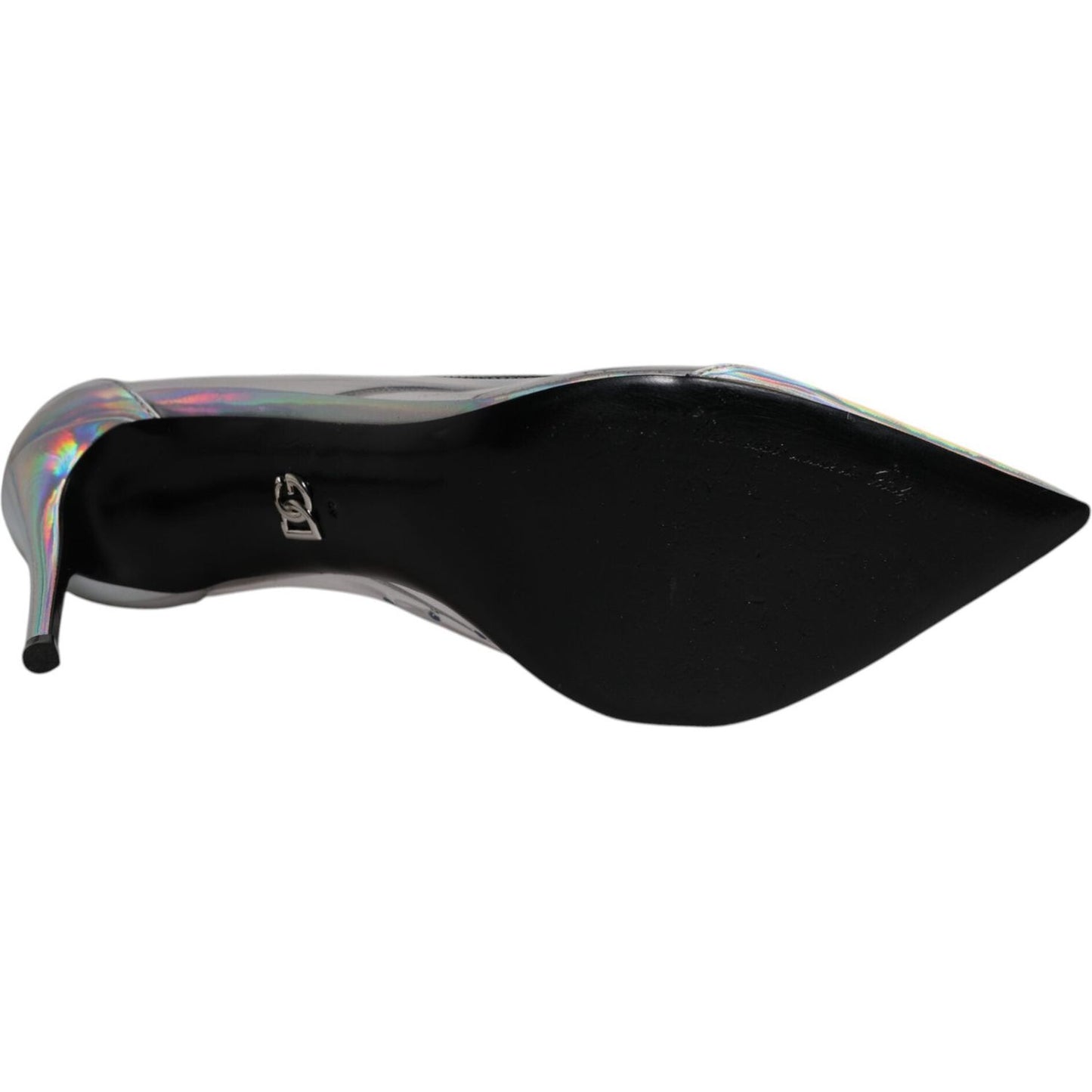 Dolce & Gabbana Multicolor Iridescent Pointed Toe Pumps Shoes