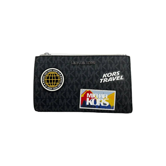 Michael Kors Jet Set Travel Double Zip Wristlet Wallet 281592