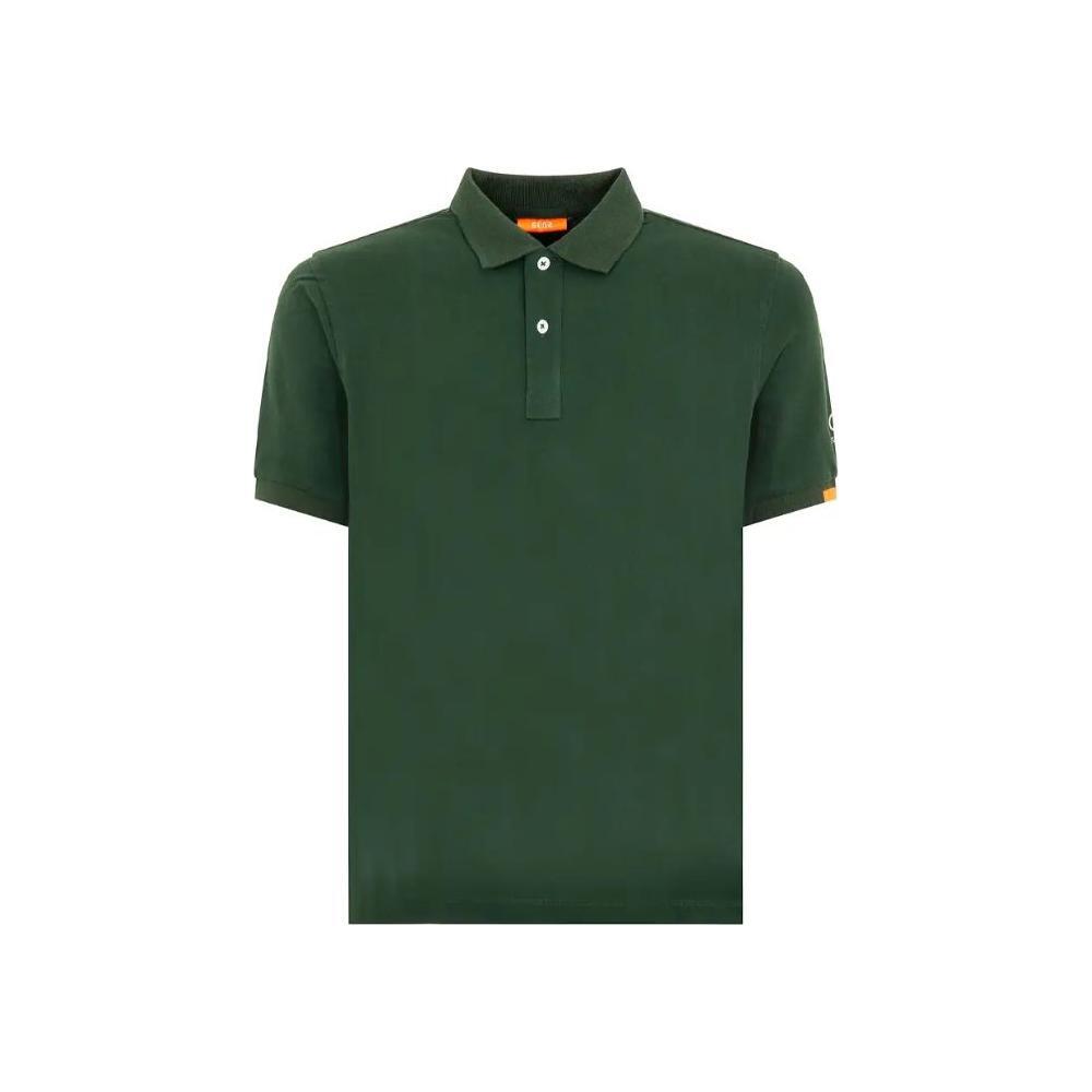 Suns Green Cotton Polo Shirt