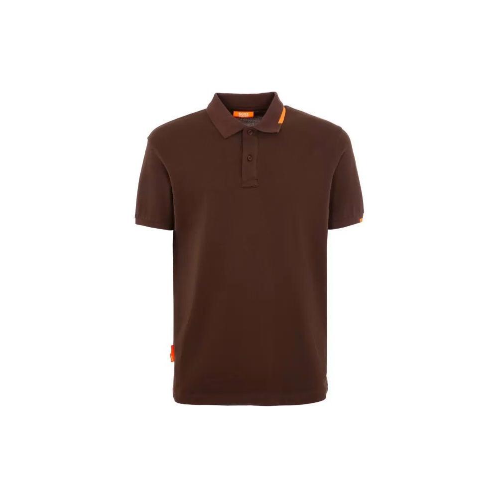 Suns Brown Cotton Polo Shirt