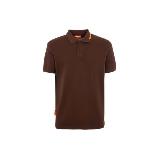 Suns Brown Cotton Polo Shirt