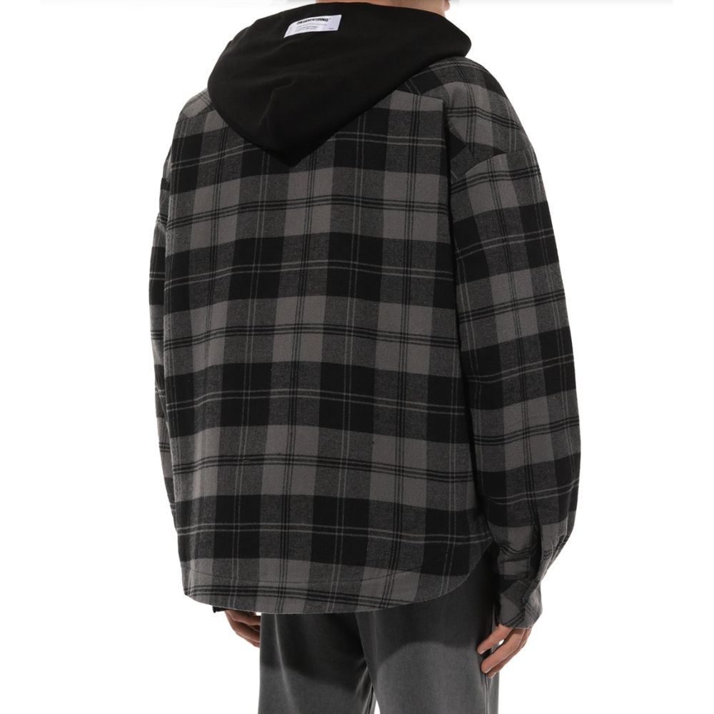 Diego Venturino Gray Cotton Men's Jacket