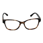 Guess Brown Women Glasses Frame, square acetate full-rim, 51-16-140 size with demo lenses, branded case included.