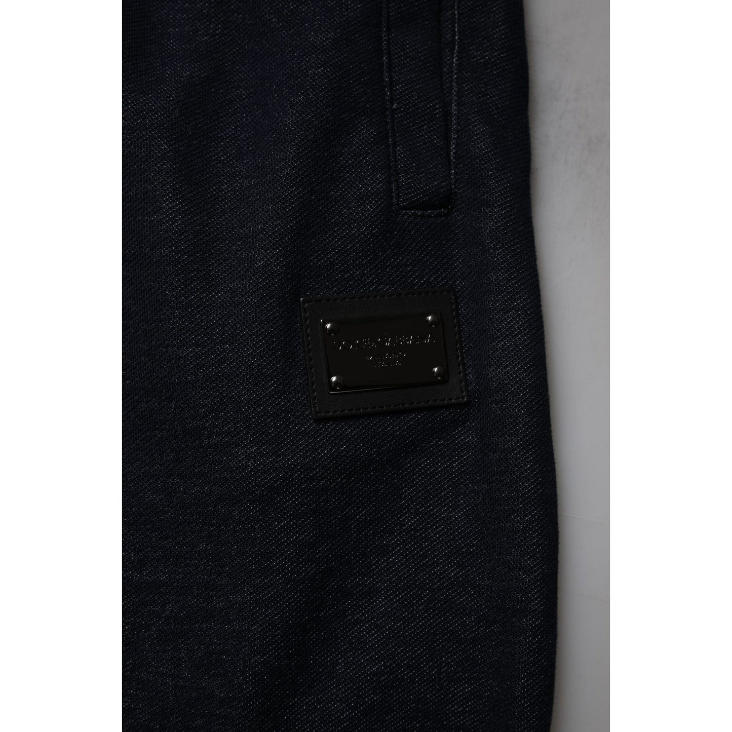 Dolce & Gabbana Black Jacquard Cotton Jogger Sweatpants Pants PAN76119-54